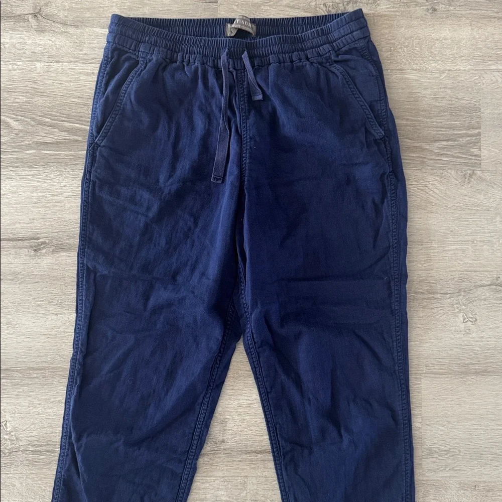 J Crew Point Sur Seaside Pants Womens 8 Cotton Twill 4 Pocket Pull On 23 inseam